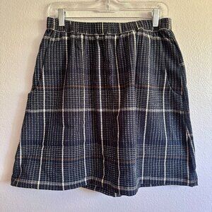 Bridge & Burn Plaid Mini Skirt